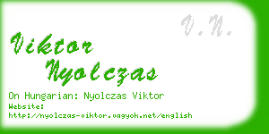 viktor nyolczas business card
